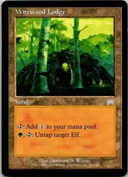 Mtg Magic The Gathering Wirewood Lodge Onslaught See Scan A - Image 1