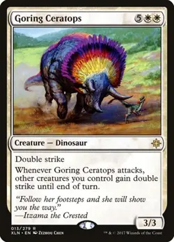 Goring Ceratops Ixalan HP MTG - Image 1