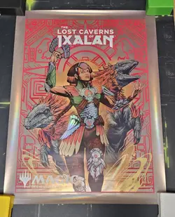 MtG LOST CAVERNS OF IXALAN Set Promotional Poster Magic The Gathering - Image 1