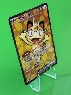 Pokemon Meowth ex Mega Evolution Perfect Order Ultra Rare Full Art 107/088 NM!!! - Image 2