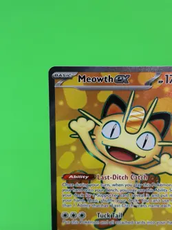 Pokemon Meowth ex Mega Evolution Perfect Order Ultra Rare Full Art 107/088 NM!!! - Image 4