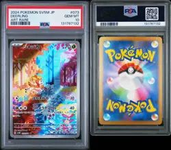 2024 POKEMON JPN SV5M-CYBER JUDGE ART RARE #073 DEERLING PSA 10 - Image 3