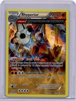 Pokemon Rhyperior (Omega) Holo Rare XY - Primal Clash 77/160 NM - Image 1