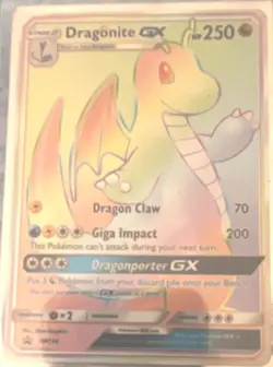 Pokemon Dragonite GX SM156 SM Holo Promo GX Card HP 250 - Image 1