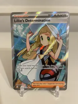 Pokemon TCG Mega Evolution Lillie’s Determination Full Art Trainer Card 169/132 - Image 1