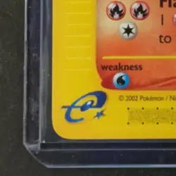 2002 POKEMON EXPEDITION SET #39/165 CHARIZARD NON HOLO RARE - Image 4