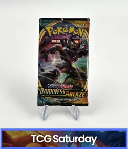 2020 POKEMON SWORD & SHIELD DARKNESS ABLAZE BOOSTER PACK SEALED - Image 1