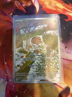 Pokemon TCG Swinub 165/159 Illustration Rare Journey Together - Image 1