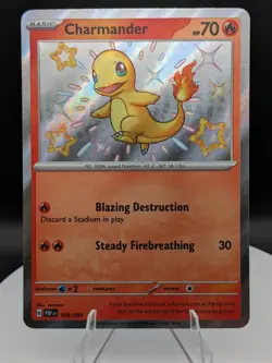 Pokemon TCG: Paldean Fates: 109/091: Charmander Baby Shiny Holo Rare (NM) - Image 1
