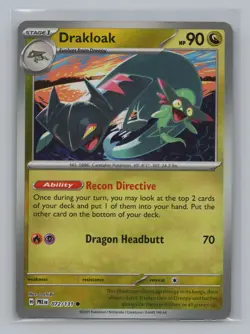 Drakloak (Master Ball Pattern) 072/131 SV: Prismatic Evolutions Pokemon TCG NM - Image 1