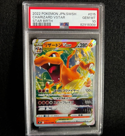 Pokemon Japanese CHARIZARD VSTAR 015/100 RRR (Star Birth) PSA 10 - Image 1