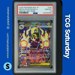 2025 POKEMON JP MEGA DREAM #235/193 MEGA EELEKTROSS EX SPECIAL ART RARE PSA 10 - Image 1
