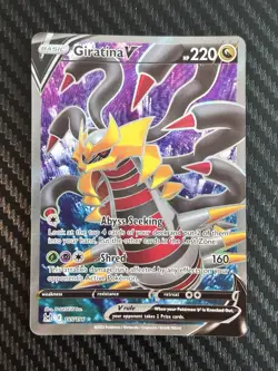 Pokemon Giratina V Ultra Rare Full Art Holo 220 HP Swsh11 Lost Origin 185/196 - Image 1