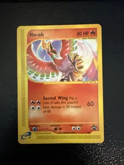 2002 Pokemon - Ho-oh Non-Holo - WOTC Black Star Promo #52 - - Image 1