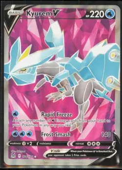 Kyurem V (Full Art) Ultra Rare SWSH11: Lost Origin #174/196 [Near Mint] Pokemon - Image 1