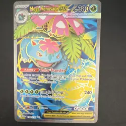 Pokemon Mega Venusaur EX 155/132 Me01 Ultra Rare Holo 380 HP Jungle Dump - Image 4