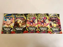 Pokemon TCG Perfect Order Booster Packs English 5 Sealed Packs x5 HEAVY ❗❗ - Image 1