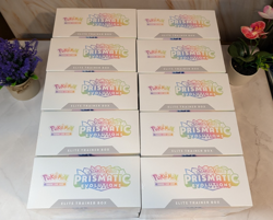 Lot of (10) Pokemon TCG Prismatic Evolutions Elite Trainer Boxes SEALED NO RIPS - Image 1