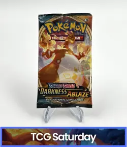 2020 POKEMON SWORD & SHIELD DARKNESS ABLAZE BOOSTER PACK SEALED - Image 1