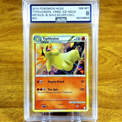 Pokemon HeartGold SoulSilver Typhlosion 32/123 AGS NM-MT 8 Cracked Ice Holo 2010 - Image 1