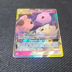 Pokemon Togepi & Cleffa & Igglybuff GX 143/236 Sm-Cosmic Eclipse Ultra Rare Hol… - Image 2