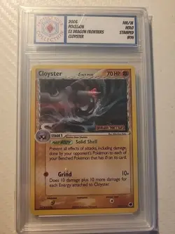 2006 Pokemon Cloyster 14 Delta Spec. Holo Stamped Ex Dragon Frontiers Slab MYPC - Image 1