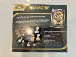 New Factory Sealed Mega Evolution Elite Trainer Box ETB And 5 ME Packs Pokemon - Image 3