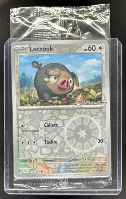 2023 Pokemon SV Lechonk Reverse Holo #155/198 - Image 1