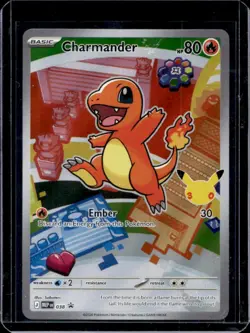 2025 Pokemon MEP Black Star Promos Charmander #038 - Image 1