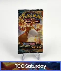 2020 POKEMON SWORD & SHIELD DARKNESS ABLAZE BOOSTER PACK SEALED - Image 1