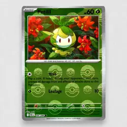 Petilil (Poke Ball Pattern) 006/086 SV: Black Bolt Holo Common Pokemon TCG NM - Image 1
