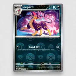 Liepard (Poke Ball Pattern) 056/086 SV: White Flare Holo Uncommon Pokemon TCG NM - Image 1