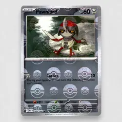 Pawniard (Poke Ball Pattern) 064/086 SV: Black Bolt Holo Common Pokemon TCG NM - Image 1