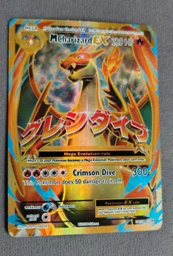 M Charizard EX 101/108 Pokemon XY Evolutions HP DAMAGED See Photos - Image 3