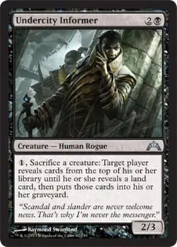 MTG Undercity Informer - Foil, Gatecrash, Moderately Played, English - Image 1