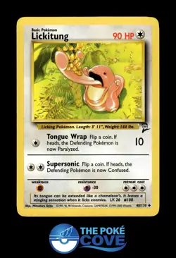 Lickitung 48/130 | Base Set 2 | Pokemon Uncommon | LP - Image 1