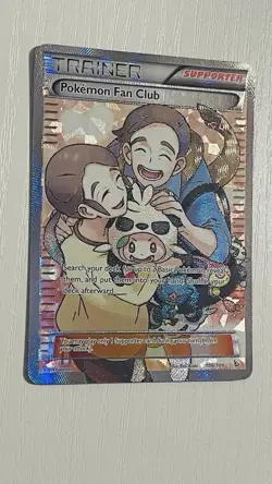 Pokemon TCG Trainer Pokemon Fan Club 106/106 XY Flashfire Near Mint Holo 2014 - Image 1