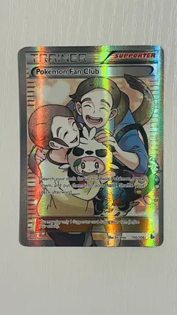 Pokemon TCG Trainer Pokemon Fan Club 106/106 XY Flashfire Near Mint Holo 2014 - Image 3