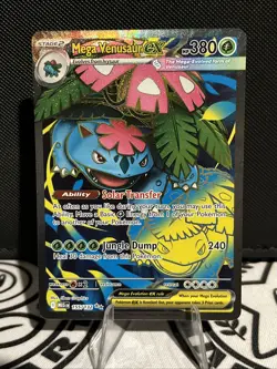 2025 Pokemon Mega Evolution Venusaur EX Ultra Rare #155/132 - Image 1