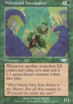 MTG Wirewood Hivemaster - Foil, Legions, Moderately Played, English - Image 1