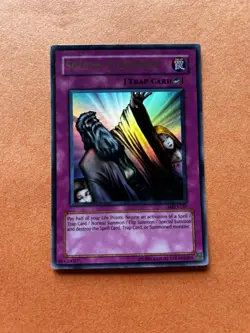 Yugioh Solemn Judgment Metal Raiders MRD-EN127 Unlimited Ultra Rare Trap - Image 3