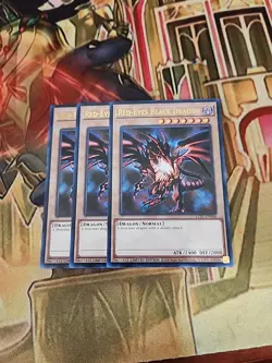 3X Red-Eyes Black Dragon LC01-EN006 Ultra Rare Limited ED NM Yugioh - Image 1