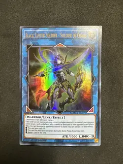Yugioh - Black Luster Soldier - Soldier of Chaos Ultra Rare MAMA-EN073, NM - Image 1