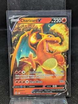 Pokemon TCG Charizard V Crown Zenith 018/159 Holo Ultra Rare - Image 1