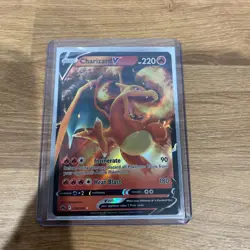 Pokemon TCG Charizard V 018/159 Crown Zenith Holo Ultra Rare NM - Image 1