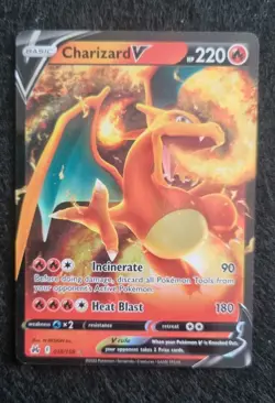 Pokemon TCG Charizard v Crown Zenith 018/159 Holo Ultra Rare - Image 1