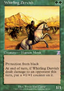 MTG Whirling Dervish - Foil, Timeshifted, Moderately Played, English - Image 1