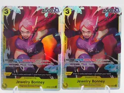 2x Jewelry Bonney OP08-105 SR English Two Legends - One Piece Card - NM - Image 1