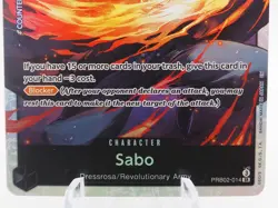 Sabo PRB02-014 Foil | NM | One Piece English - Image 2