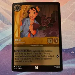 Disney Lorcana Winterspell NANI Stage Manager COLD FOIL Uncommon #20/204 - Image 1